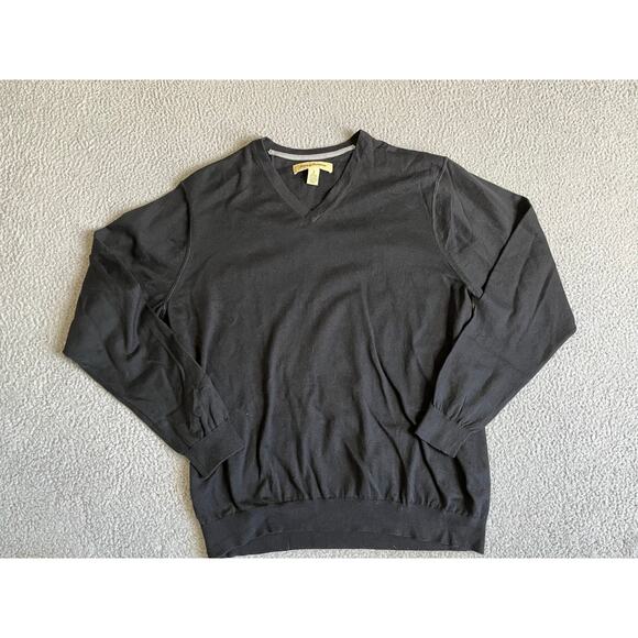 Tommy Bahama Sweater Medium V-Neck Long Sleeve Soft Knit Light Preppy Retro - Picture 7 of 10
